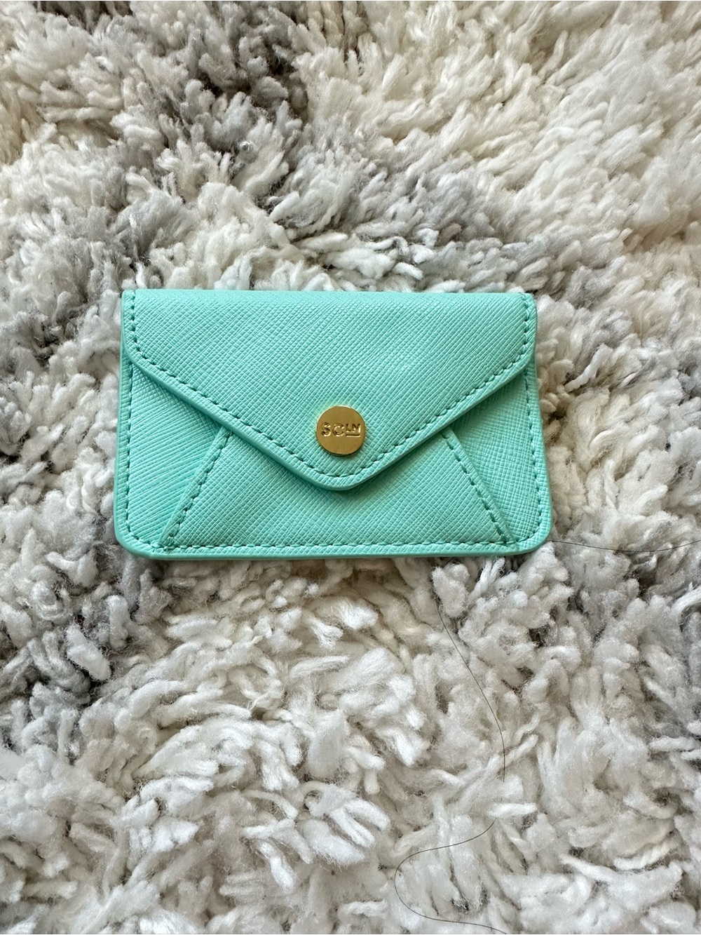 Stoney clover land Cell Phone Envelope cotton candy green